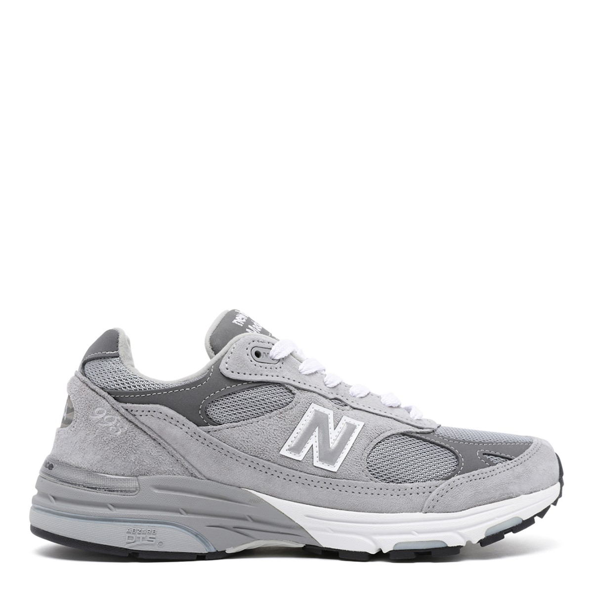 New Balance Grey Mesh Running Sneakers.