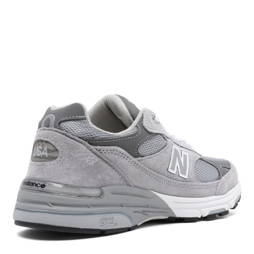 New Balance Grey Mesh Running Sneakers.