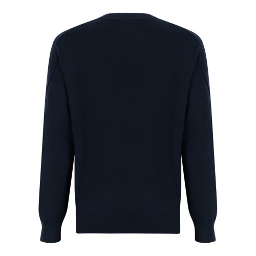Givenchy Navy Wool Crewneck Sweater. 2