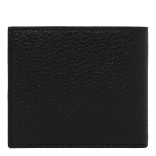 Givenchy Black Grained Leather Bifold Wallet. 2