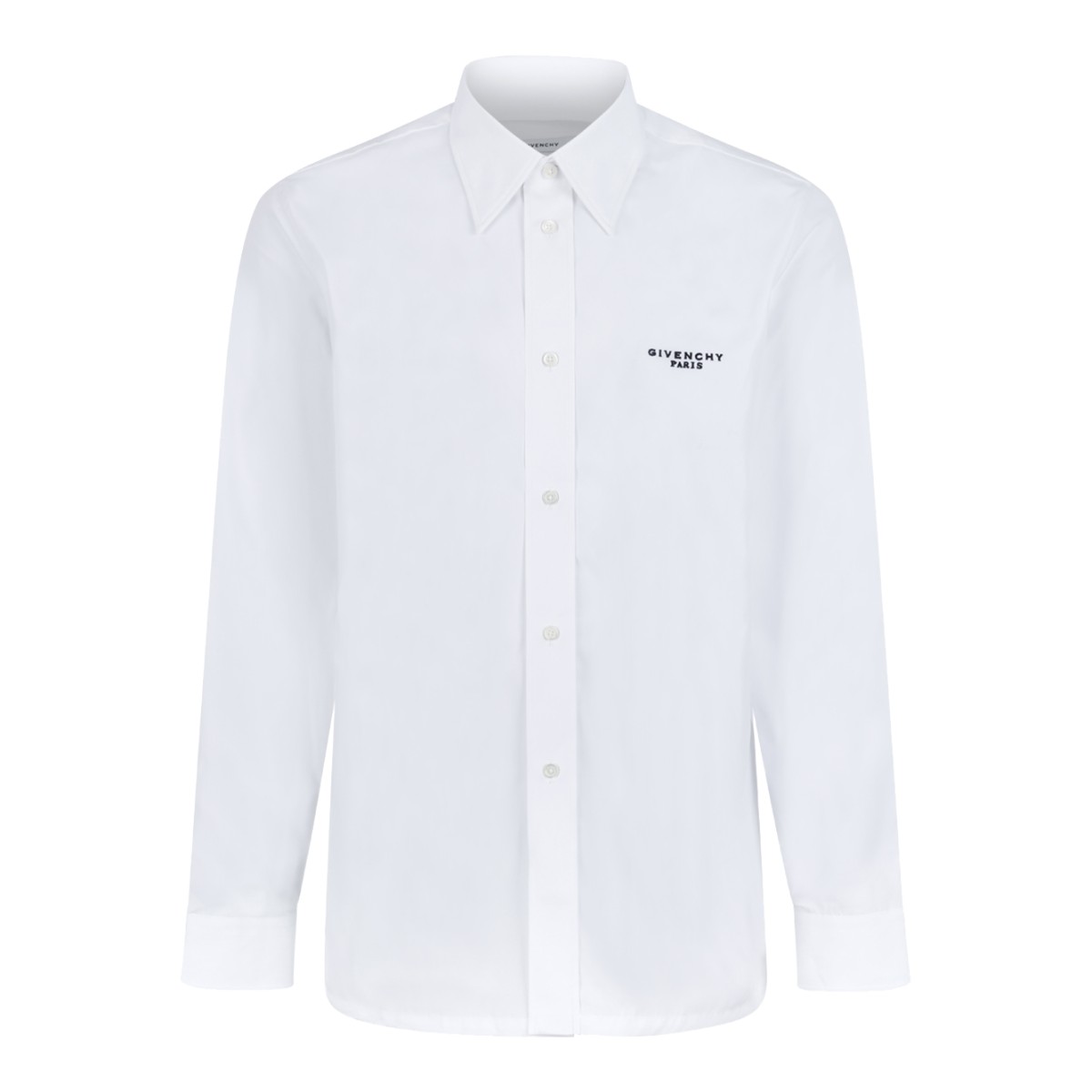 Givenchy White Cotton Logo Shirt.