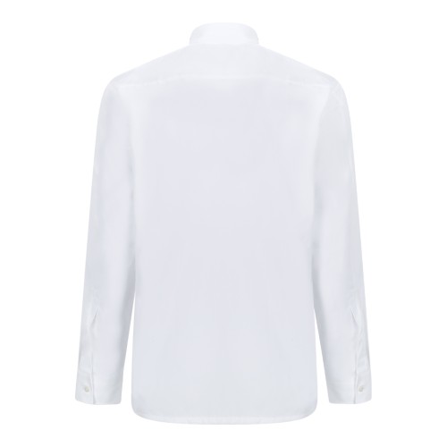 Givenchy White Cotton Logo Shirt. 2