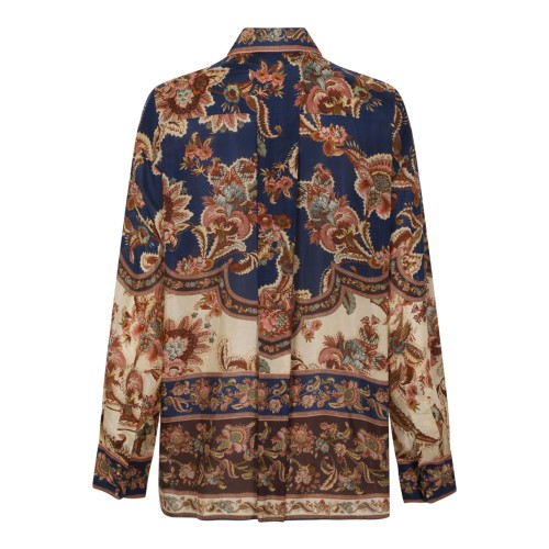 Zimmermann Paisley Print Silk Shirt.