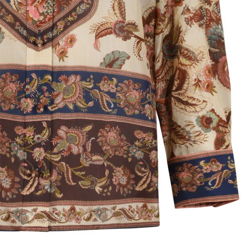 Zimmermann Paisley Print Silk Shirt.