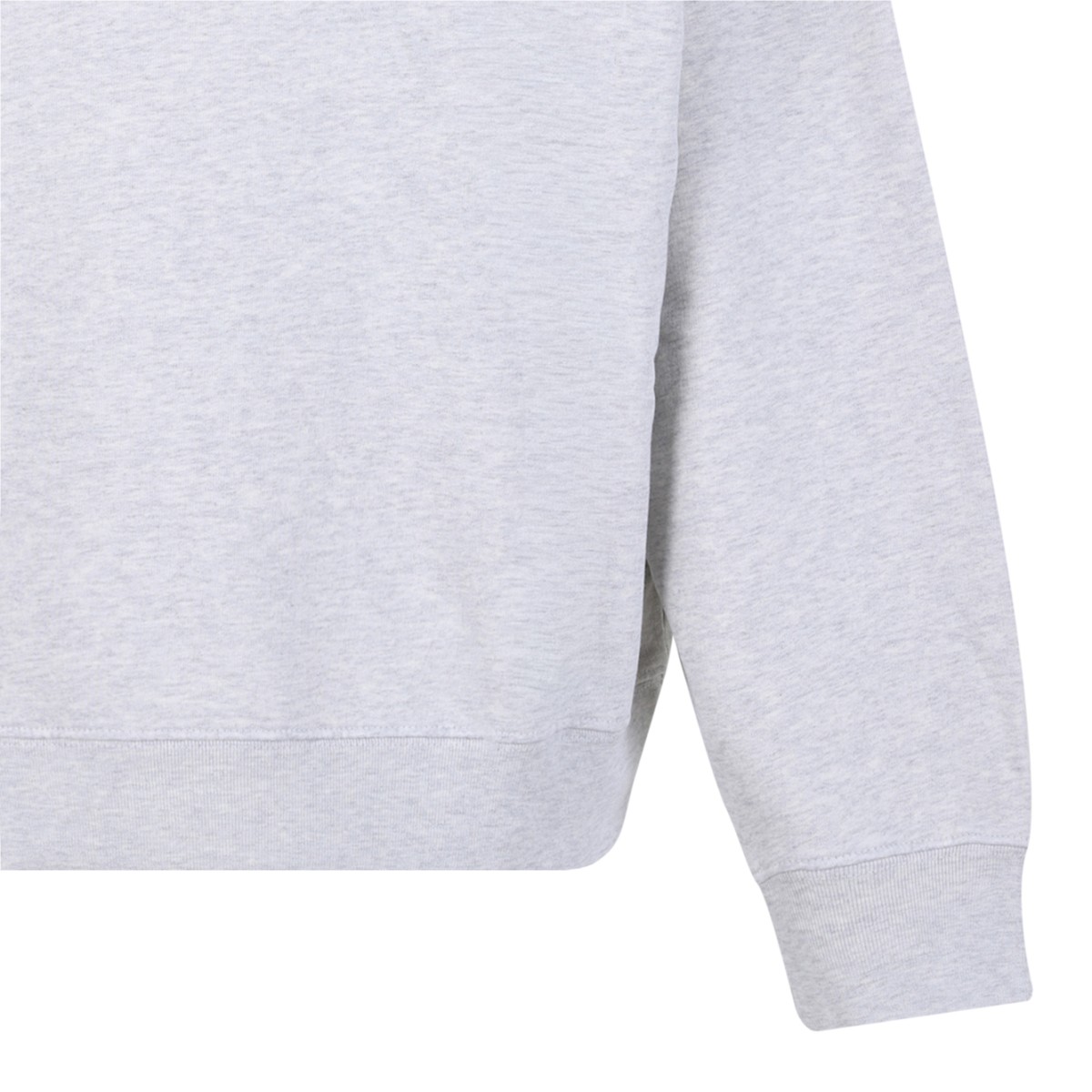 Anine Bing Heather Grey Cotton Sweatshirt.