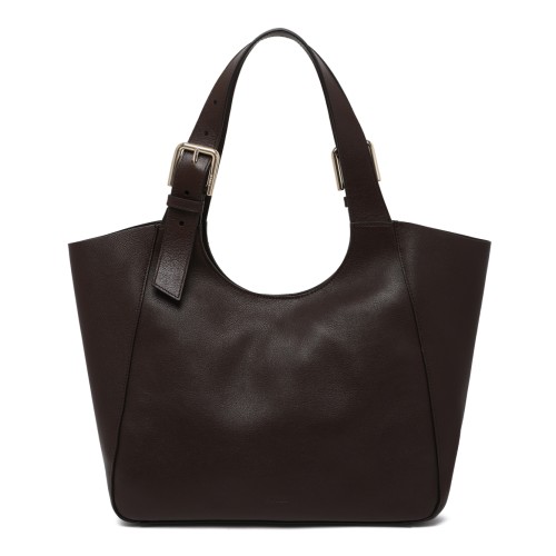 Furla Brown Leather Tote Bag.