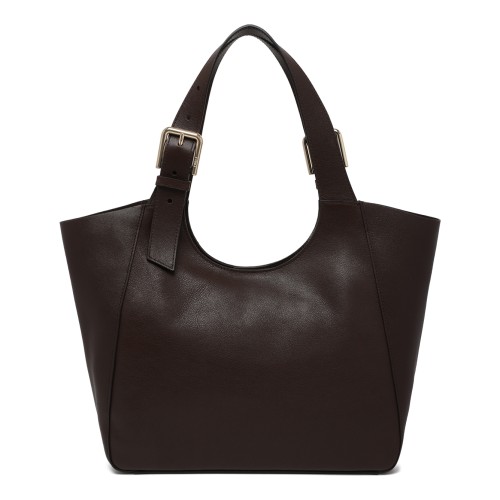 Furla Brown Leather Tote Bag. 2