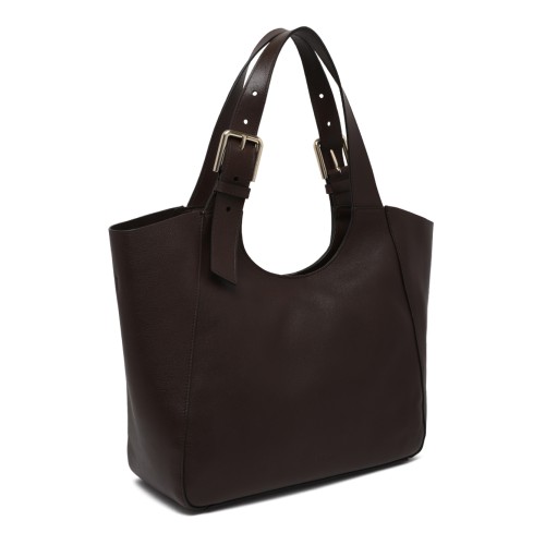 Furla Brown Leather Tote Bag.