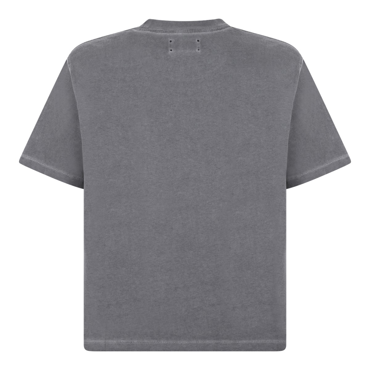 Amiri Grey Logo Cotton T-Shirt.