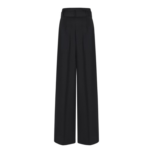 Max Mara Black Wide-Leg Tailored Trousers. 2