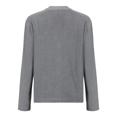 Vivienne Westwood Grey Wool Orb Cardigan. 2