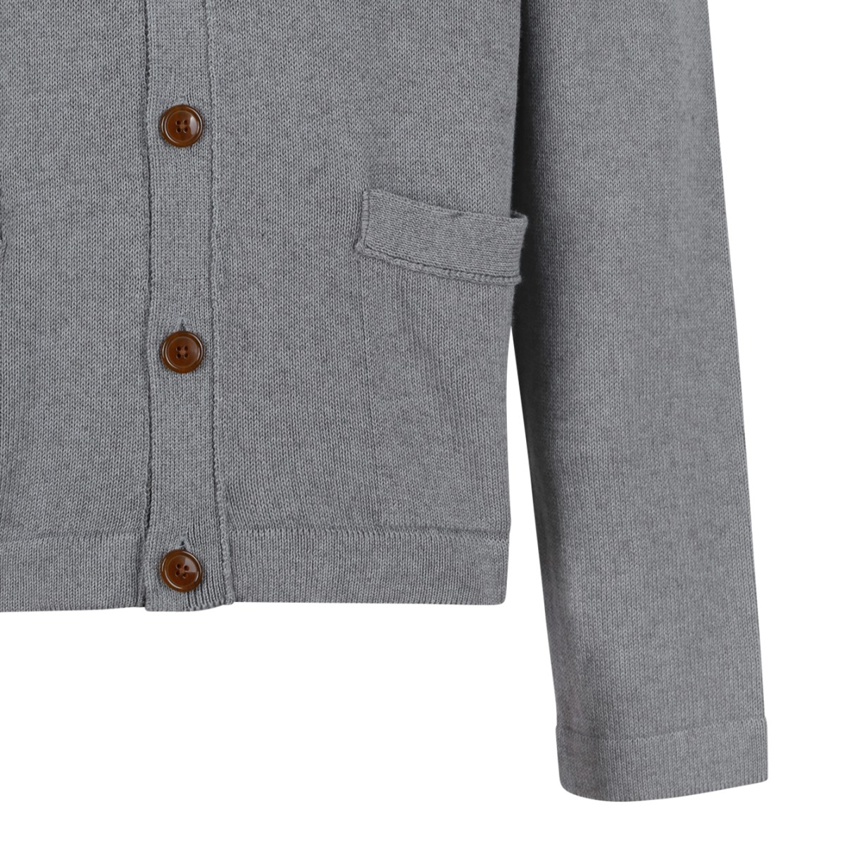 Vivienne Westwood Grey Wool Orb Cardigan.