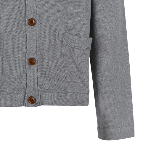 Vivienne Westwood Grey Wool Orb Cardigan.