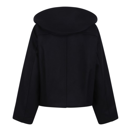 Isabel Marant Black Hooded Toggle Jacket. 2