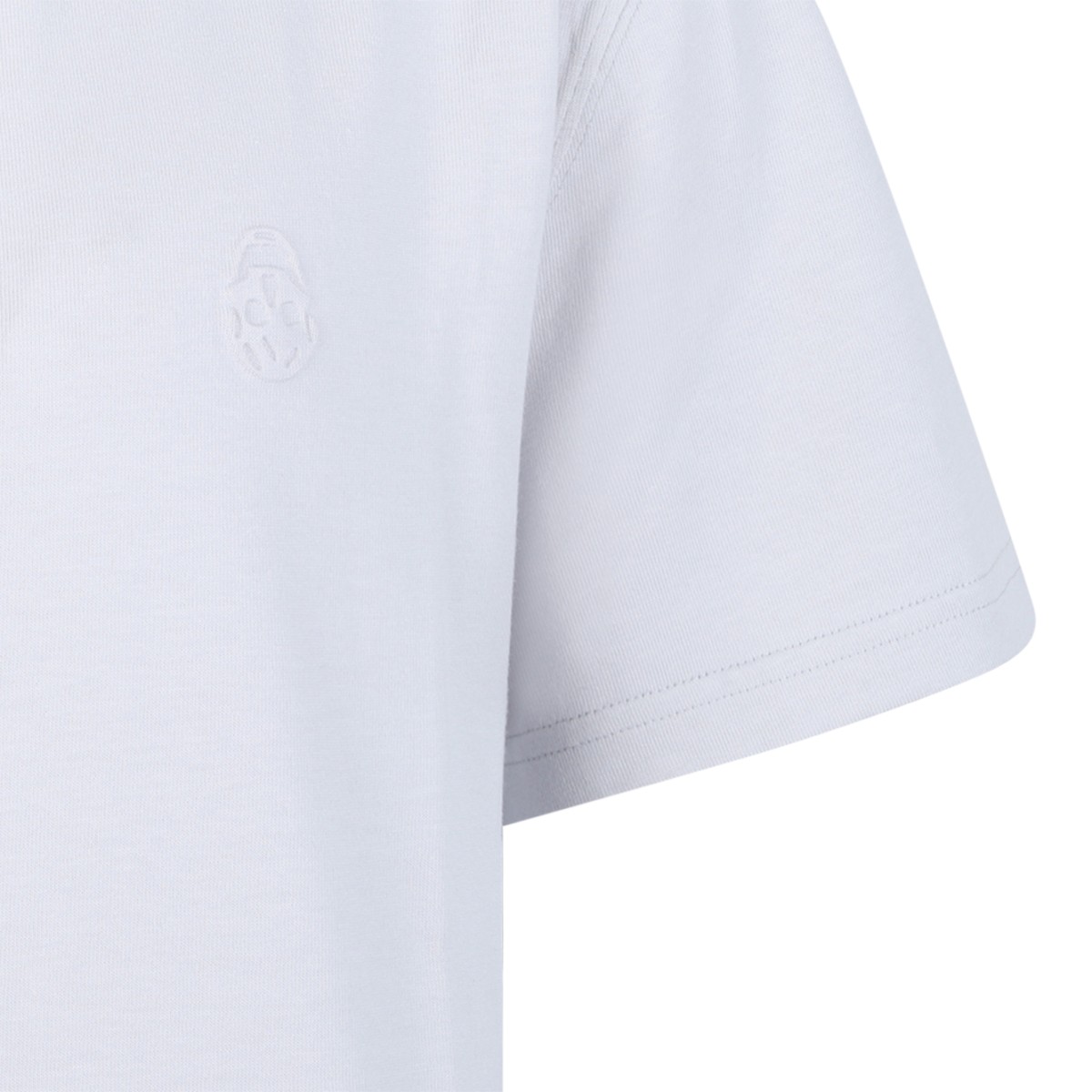 Alexander McQueen White Cotton Crew-Neck T-Shirt.