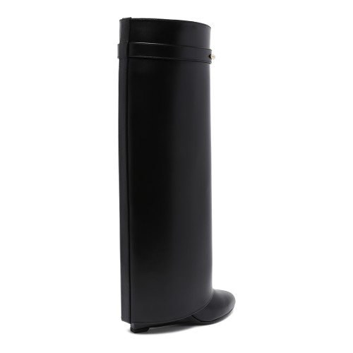 Givenchy Black Rubber Rain Boots.