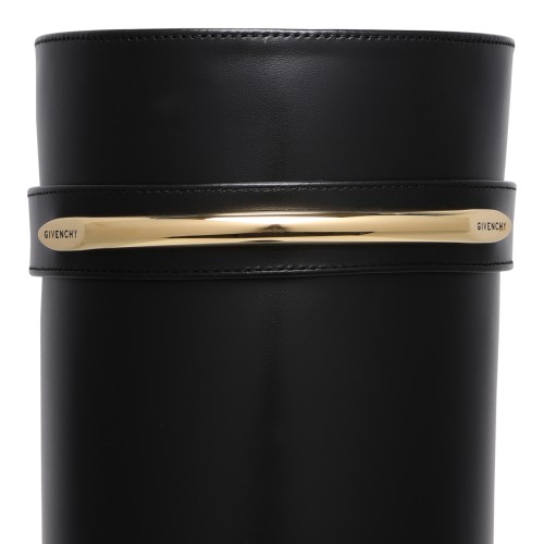 Givenchy Black Rubber Rain Boots.