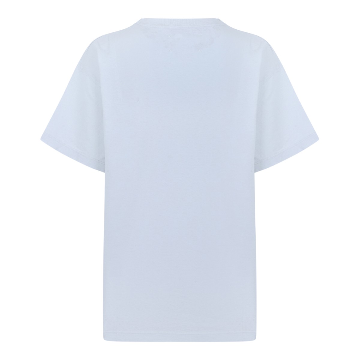 Maison Margiela White Cotton Graphic T-Shirt.