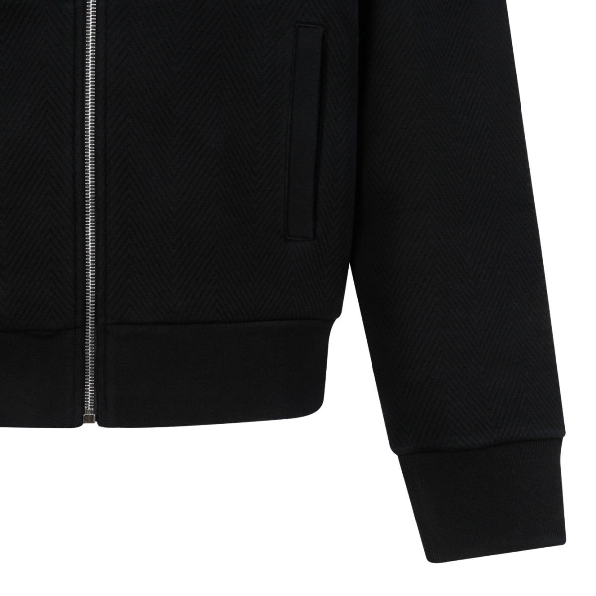 Givenchy Black Zip-Up Jacket.
