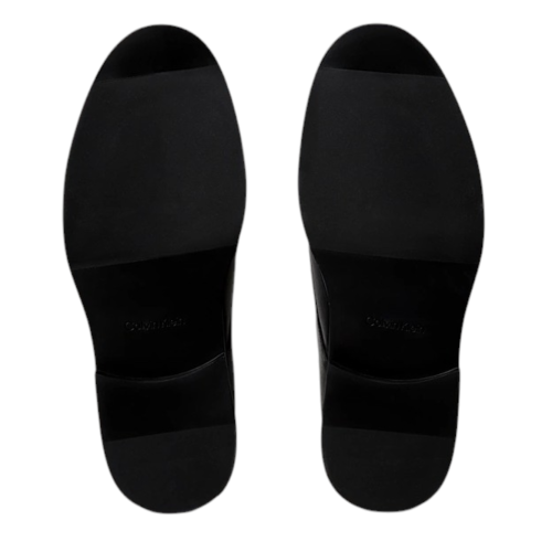 Calvin Klein Black Leather Derby Shoes. 2