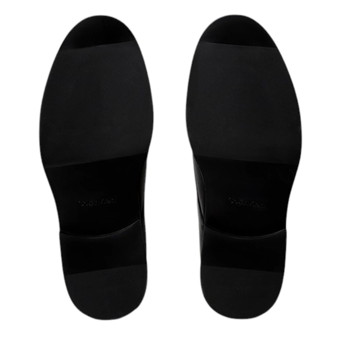 Calvin Klein Black Leather Derby Shoes.