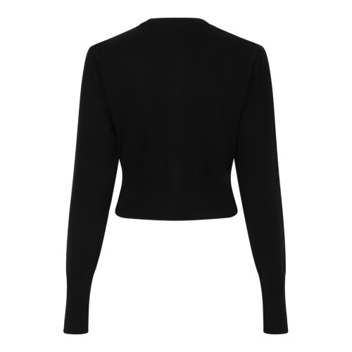 Vivienne Westwood Black Wool Orb Cardigan. 2