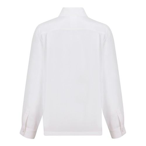 Max Mara White Silk Shirt.