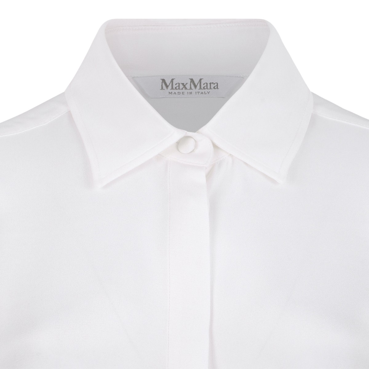 Max Mara White Silk Shirt.