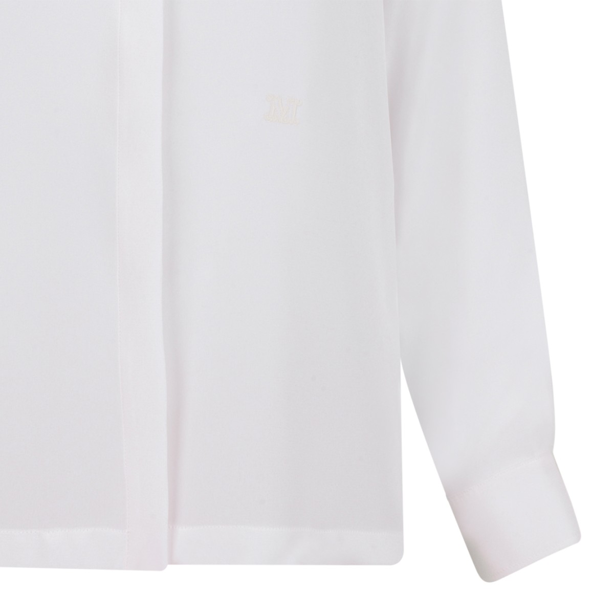 Max Mara White Silk Shirt.