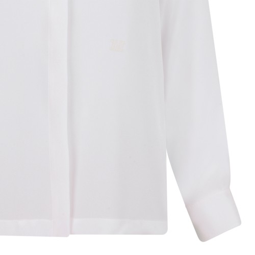 Max Mara White Silk Shirt.