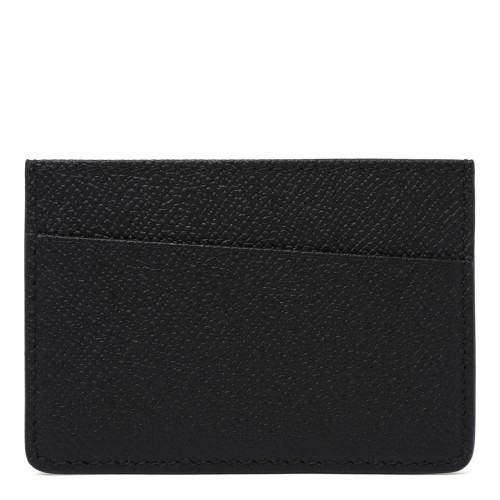 Maison Margiela Black Leather Card Holder.