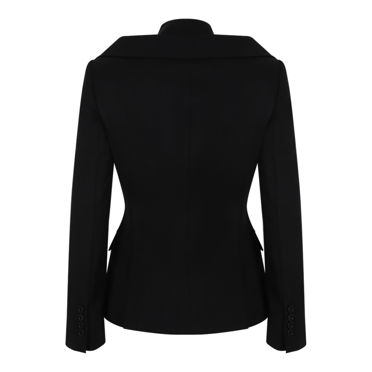 Alexander McQueen Black Tailored Blazer.