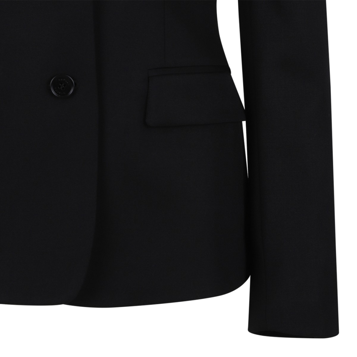 Alexander McQueen Black Tailored Blazer.