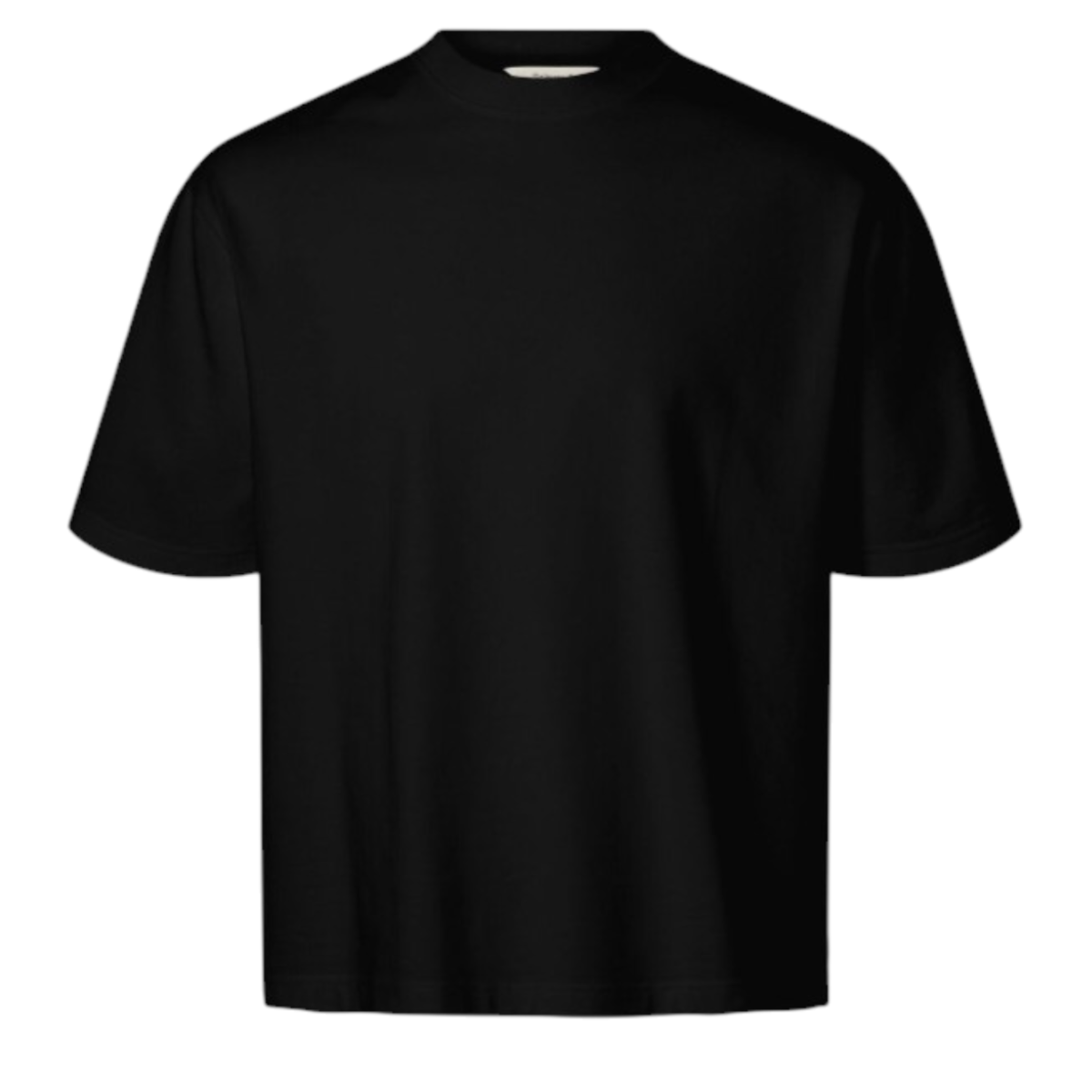 Selected Homme Black Organic Cotton T-Shirt.