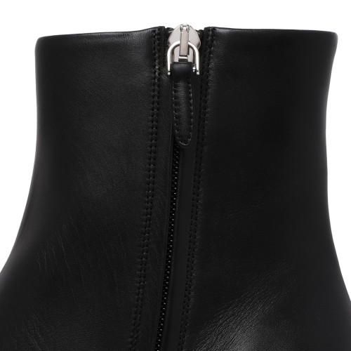 Paris Texas Black Leather Ankle Boots.