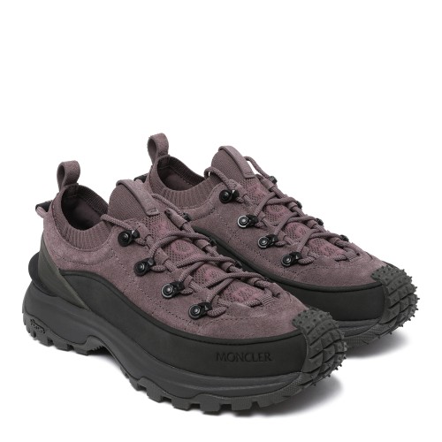 Moncler Purple Technical Hiking Sneakers. 2