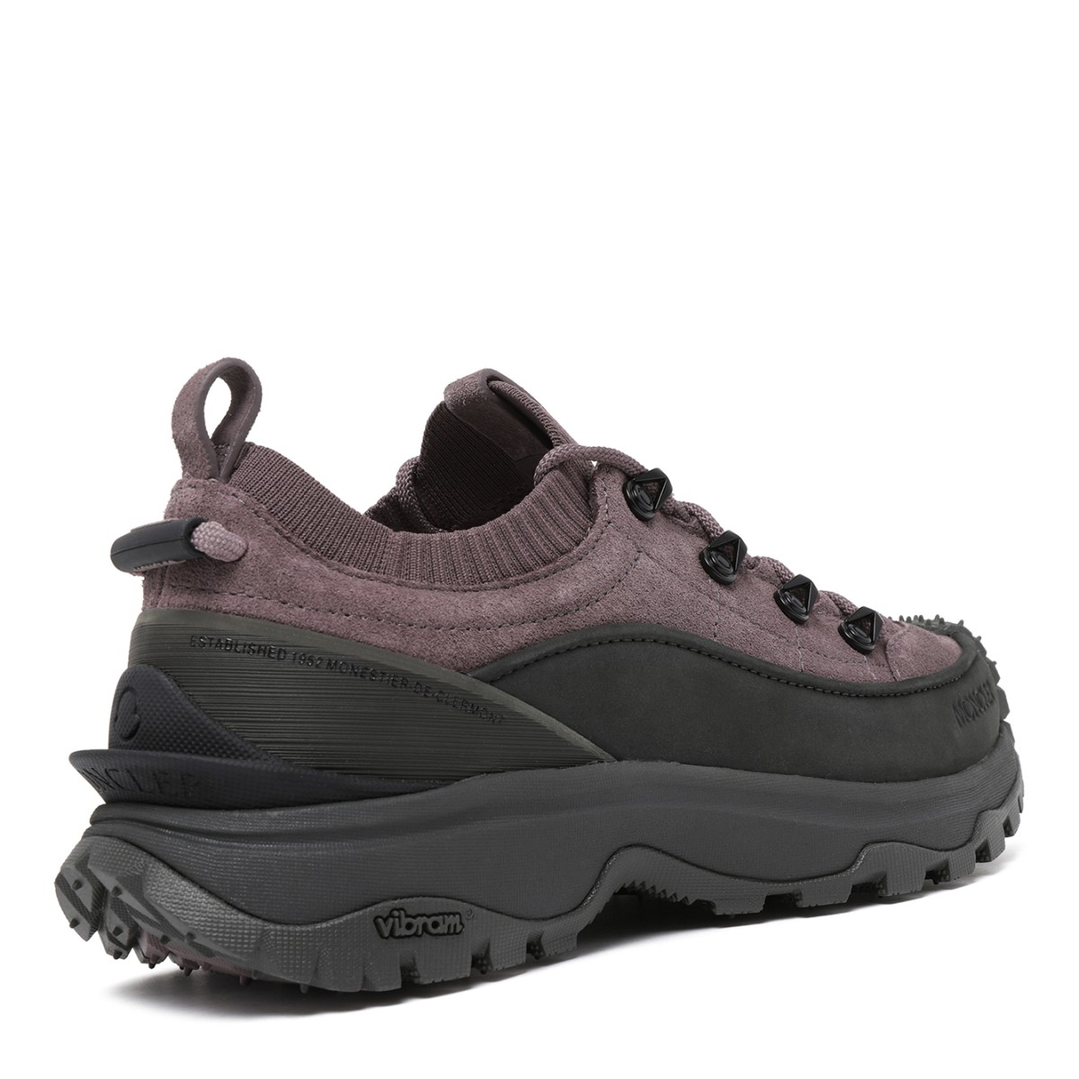 Moncler Purple Technical Hiking Sneakers.