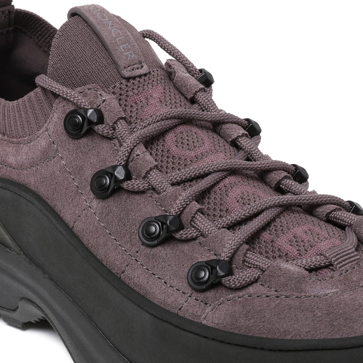 Moncler Purple Technical Hiking Sneakers.