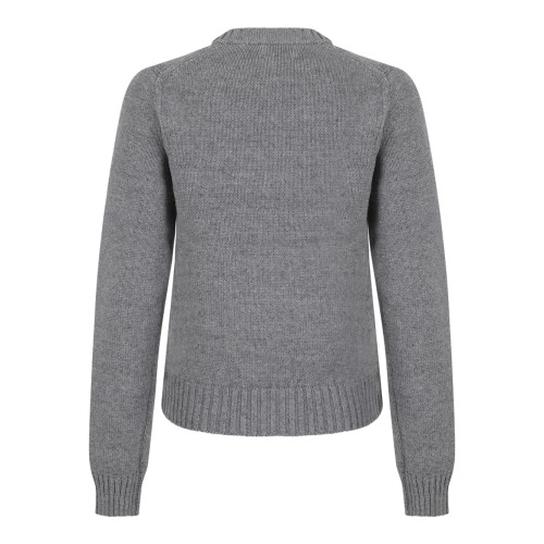 Polo Ralph Lauren Grey Flag Wool Sweater. 2
