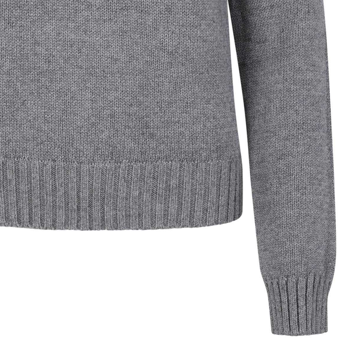 Polo Ralph Lauren Grey Flag Wool Sweater.