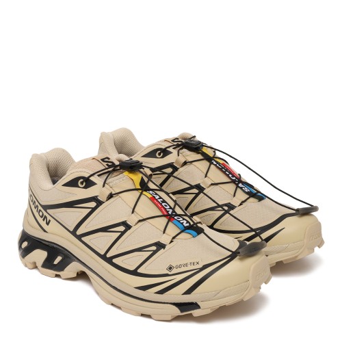Salomon Beige Technical Trail Running Sneakers.