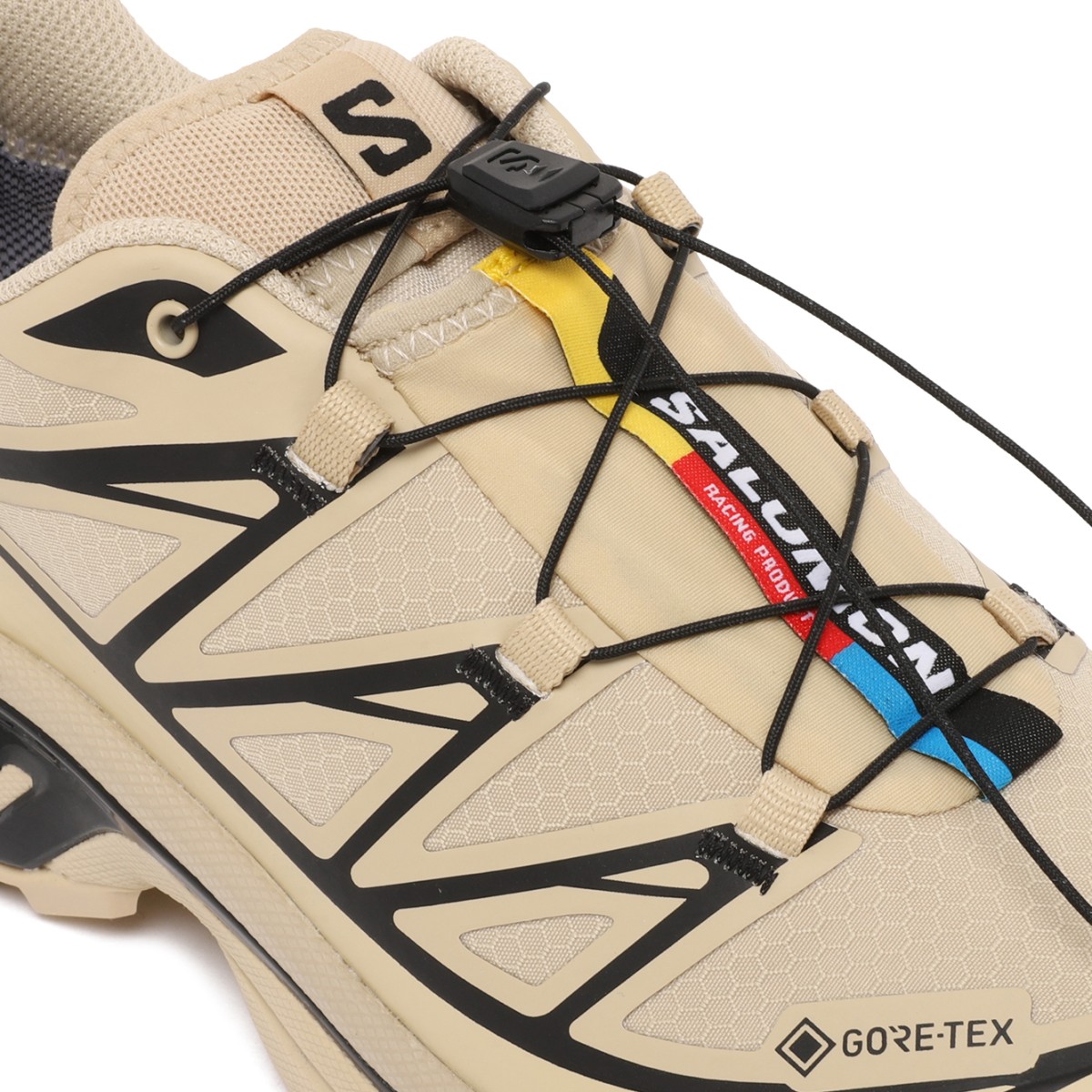 Salomon Beige Technical Trail Running Sneakers.