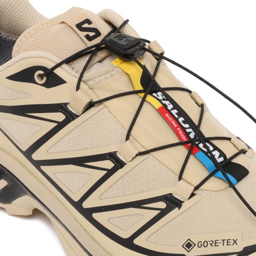 Salomon Beige Technical Trail Running Sneakers.