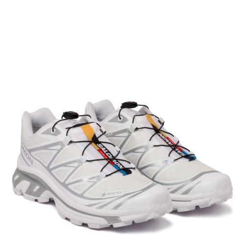 Salomon White XT-6 GTX Sneakers. 2