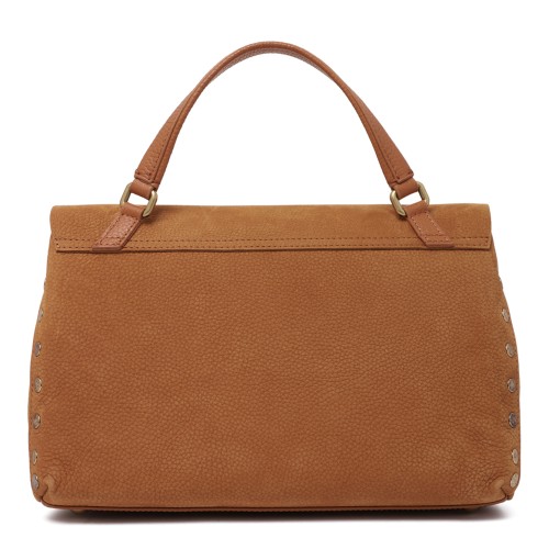 Zanellato Brown Postina Leather Handbag. 2