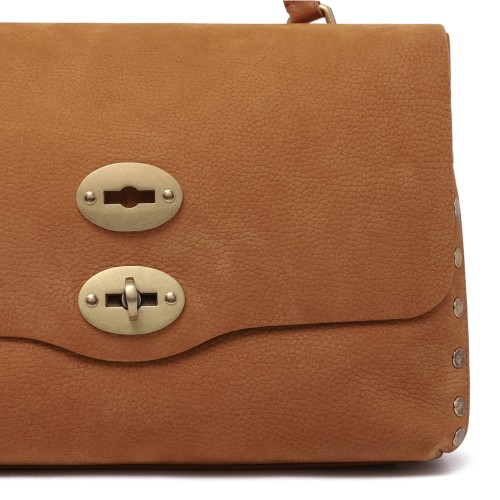 Zanellato Brown Postina Leather Handbag.