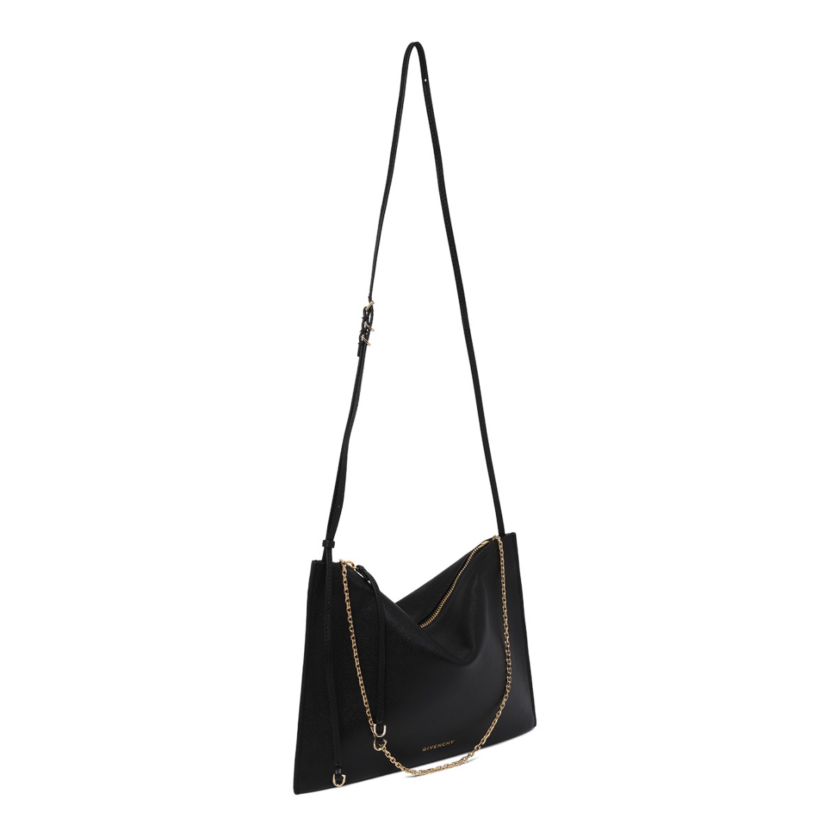 Givenchy Black Leather Shoulder Bag.