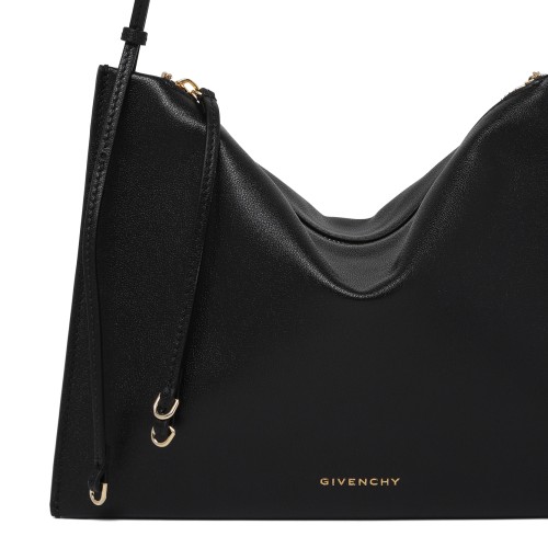Givenchy Black Leather Shoulder Bag.