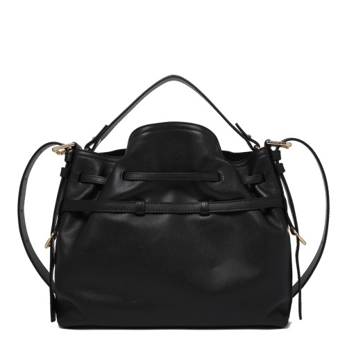 Givenchy Black Voyou Leather Bucket Bag.