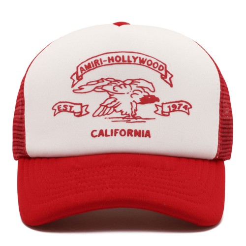 Red Rose Eagle Trucker Cap